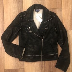 Faux Suede Jacket